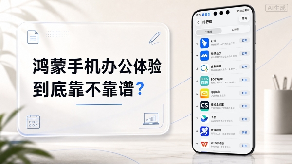 网上吵翻的鸿蒙手机办公，真体验后到底靠不靠谱？聊聊我的看法 