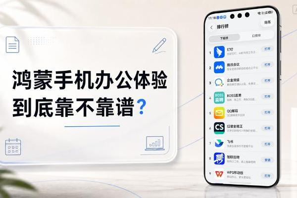 网上吵翻的鸿蒙手机办公，真体验后到底靠不靠谱？聊聊我的看法 