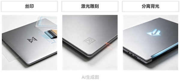 汇专超声炫彩加工赋能AI PC铝合金笔记本LOGO高端制造 