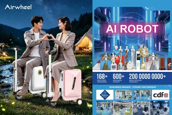 爱尔威Airwheel 引领智能电动骑行箱迈入 AI 驱动的出行新时代 