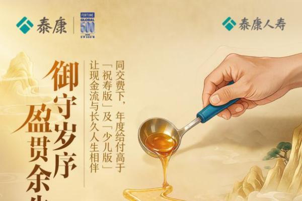 御见长远，泰盈长伴｜泰康泰盈人生2027（御享版）A/B款满足人生多元所需 