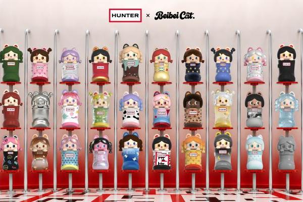 HUNTER × Beibei Cat「雨靴的世界」联名萌粒系列发布 