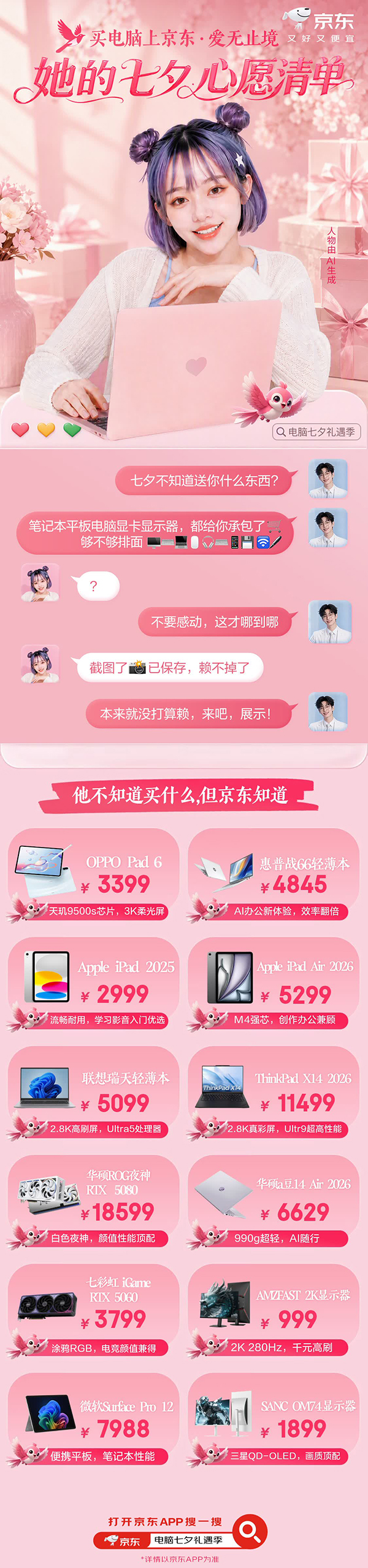 七夕硬核送礼新选择 京东入手微星魔龙RTX5060 Ti显卡低至4599元