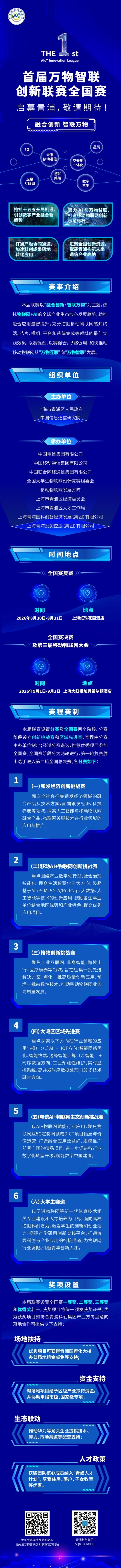 首届万物智联创新联赛全国赛启幕青浦，敬请期待! 