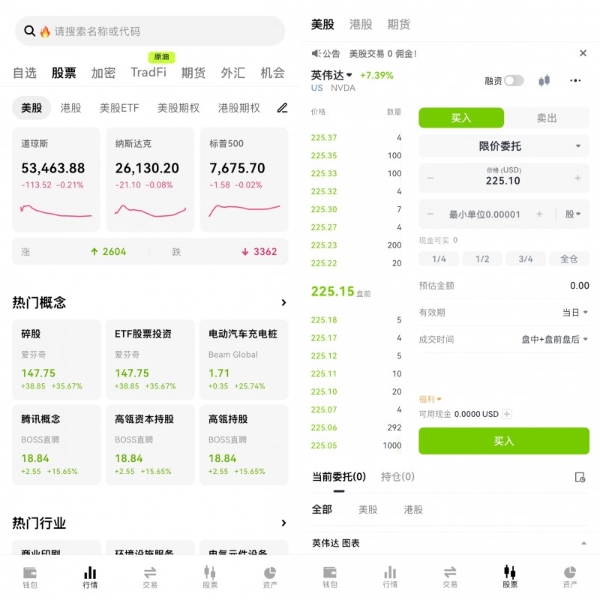 英伟达财报炸裂，BiyaPay显示其股价先跌后涨超4%，剧烈波动释放何种信号？ 
