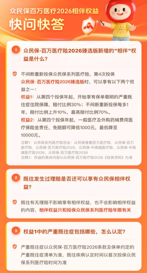 2026年8月！百万医疗险指南：看重理赔与长期权益 