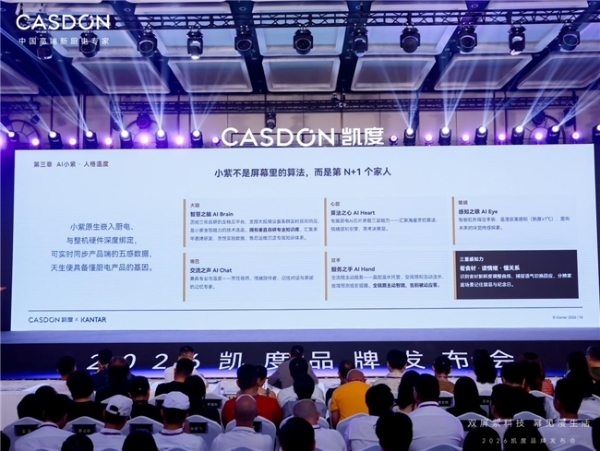人机交互新范式｜凯度幂境套系亮相 2026 品牌发布会，双 TFT 分屏开启厨电 AI 交互新纪元 