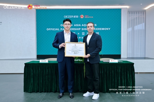 重磅官宣！欧哲门窗正式成为亚洲泳联官方合作伙伴 