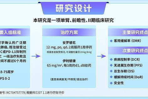 正大天晴安罗替尼在经治小细胞肺癌领域5项研究一览 