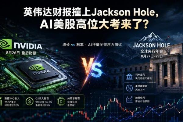 英伟达财报撞上Jackson Hole，BiyaPay行情观察：AI美股高位大考来了？ 