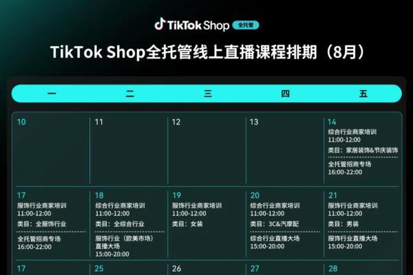 TikTok Shop全托管优质好商计划助力新商，升级5大权益、深入超20个产业带 