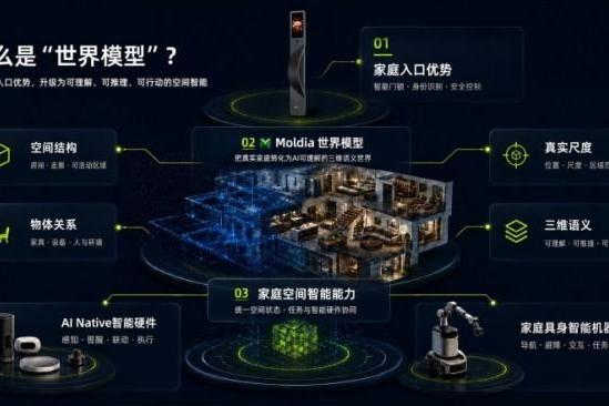 空间智能构建AI家居生态，鹿客发布Moldia世界模型