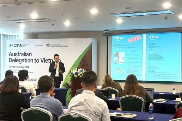 “无敏原100+”走进越南：健敏思随澳贸委参与Pharmedi Vietnam 2026交流 