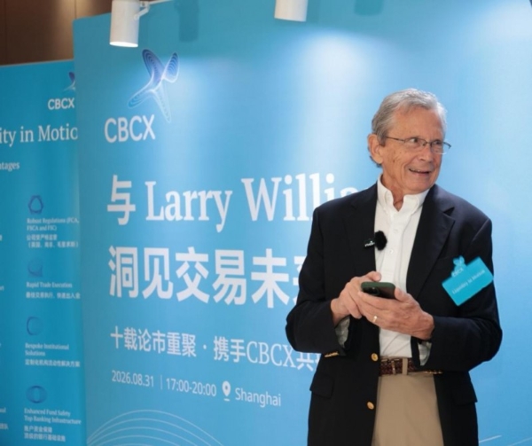 CBCX携手Larry Williams聚焦市场周期与全球流动性交流 