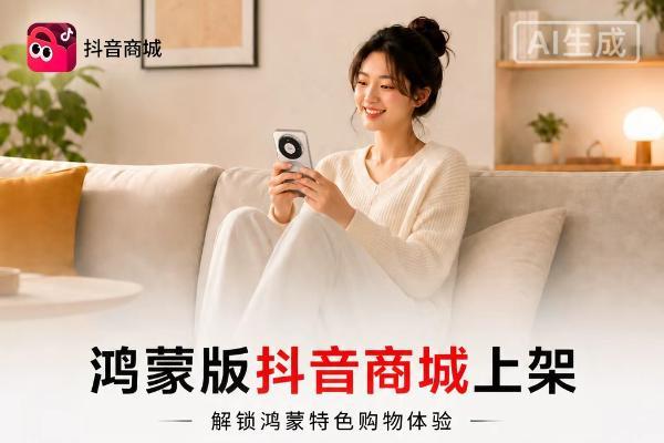 鸿蒙版抖音商城上架！抖音家族完成全链路能力布局 
