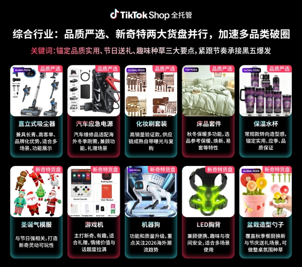16国接力、资源加码、履约升级，TikTok Shop全托管释放黑五三重增量 