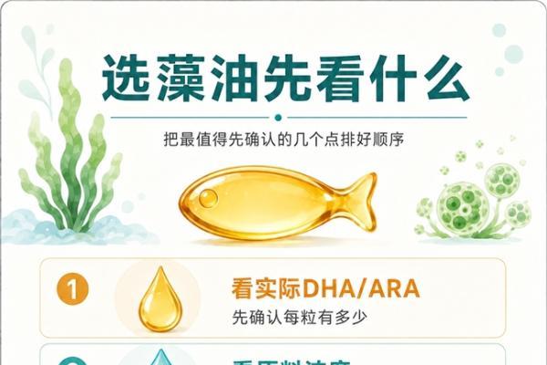 DHA藻油产品差异有多大｜不同品牌标签信息对照分析 