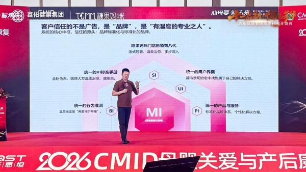 流量困局到生态增长｜鑫佑健康集团CEO糖果妈咪产康创始人周文卿先生于CMID大会分享三网实战攻略