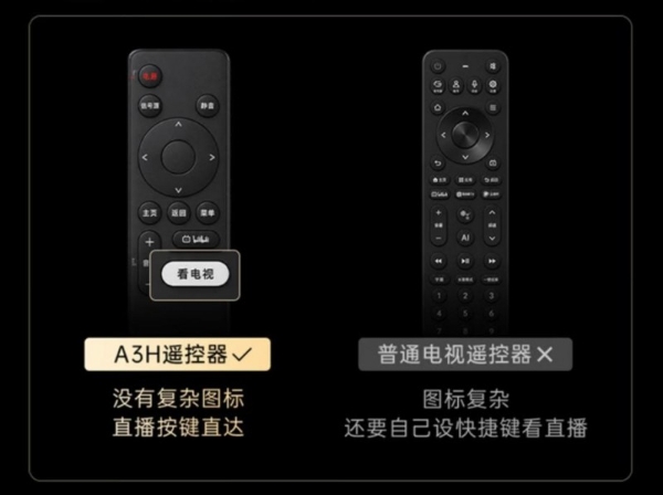 不用复杂操作，一键看电视直播！创维电视A3H引领电视极简体验  