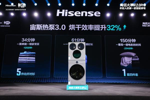 洗烘、洗鞋、护鞋全包了！海信全家筒·大薄荷2.0 E5S Pro 打造年轻家庭“洗护舒适区” 
