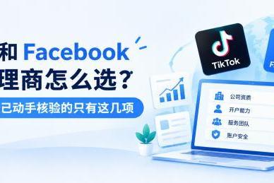 TikTok 和 Facebook 广告代理商怎么选？2026 年能自己动手核验的只有这几项 