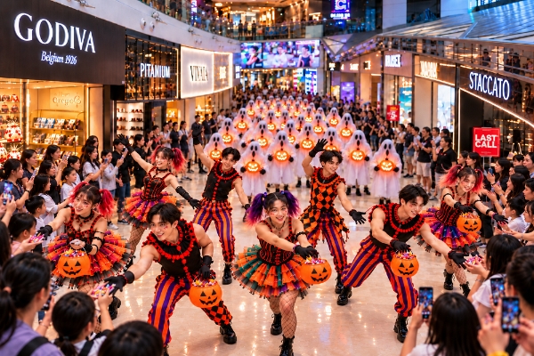 香港YOHO系商场「哗鬼狂欢祭」热闹开启，秋日奇趣活动轮番登场