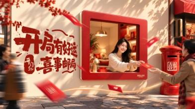 德力西开门红喜事邮局再度营业，好运开局，把千家万户的喜事寄回家