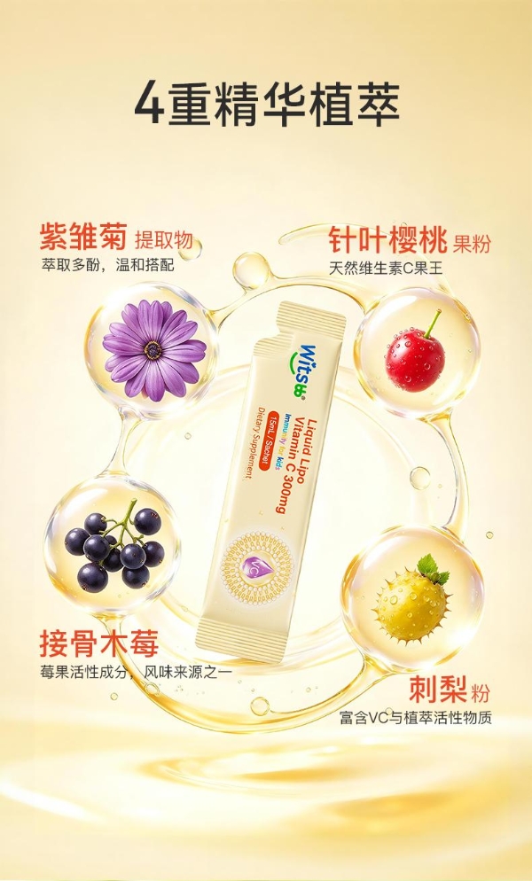 告别“单一补充”：健敏思果王VC上市，以脂质体+4重植萃复配营养协同