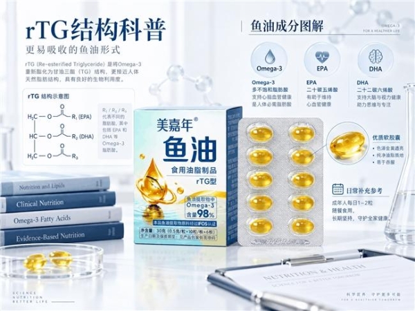 Omega-3、EPA、DHA到底是什么关系？读懂鱼油标签，先把这三层分清 