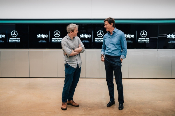 Stripe 与梅赛德斯-AMG 马石油 F1 车队建立长期全球合作伙伴关系