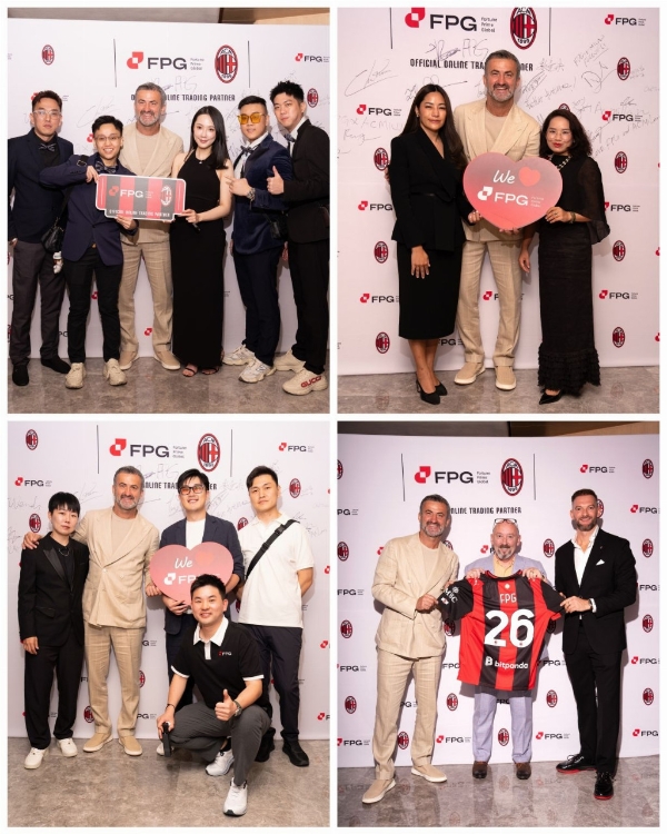 FPG平台携手AC米兰亮相迪拜合作发布会 Christian Panucci现身助阵