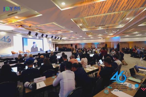 中式八球“推中入奥”再拓国际版图，乔氏老乔亮相第46届欧洲奥委会研讨会