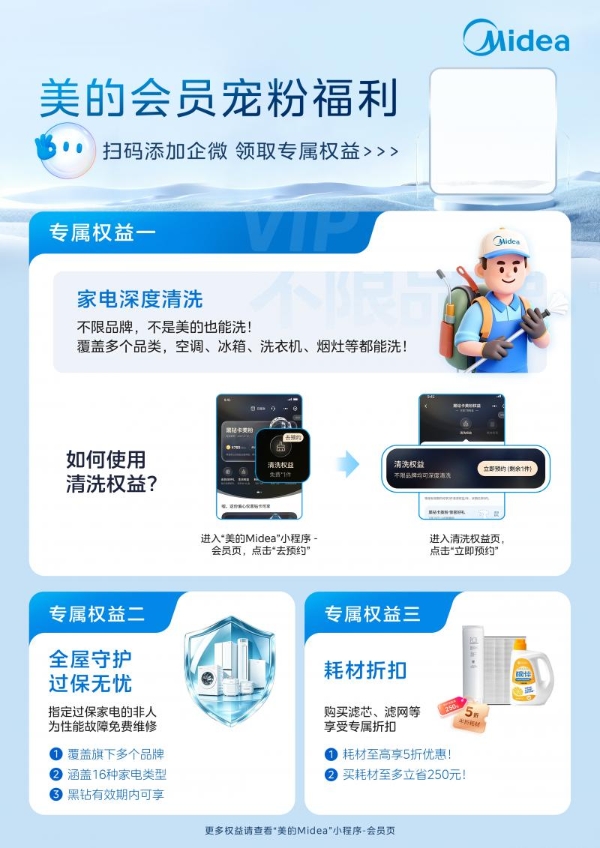 美的天猫超级品牌日：线上线下同款同价同权益 双11买家电就选美的