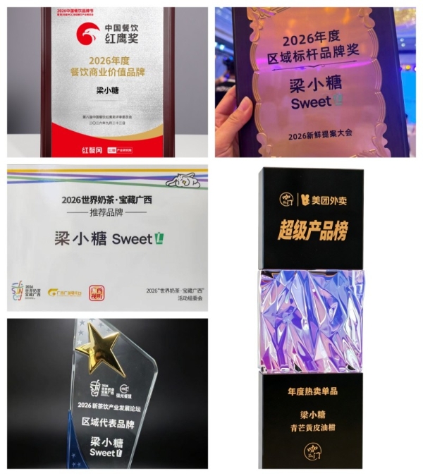 从行业大奖到年度热卖单品 梁小糖获多维行业认可