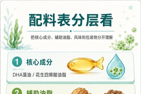 2026年儿童DHA藻油选购指南：从原料浓度到DHA与ARA复配，卓岳DHA藻油以清晰含量呈现配方逻辑
