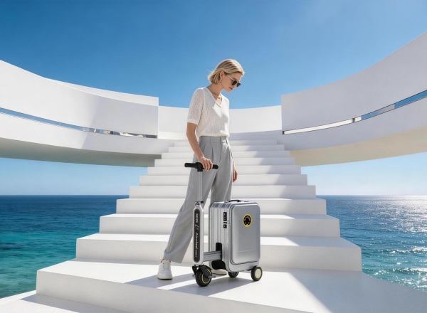 爱尔威 Airwheel 携 SE3SXD 等多款智能登机行李箱亮相第140届广交会，以创新科技拓展智慧出行新体验