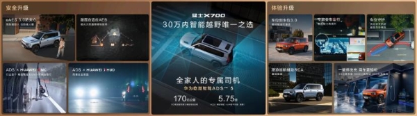猛士X700上市限时焕新价20.98万起，猛士&华为乾崑重新定义家庭智能越野 