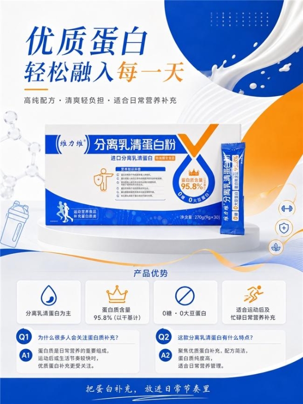 分离乳清蛋白粉品牌横评：十款产品按蛋白占比重新排序 