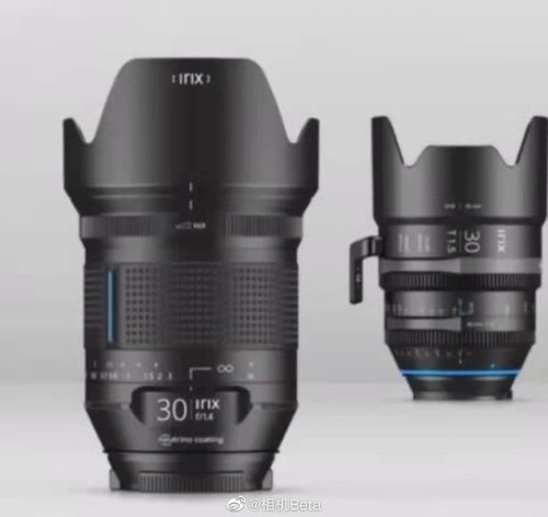 大光圈新选择 Irix发布全新30mm f1.4对面镜头