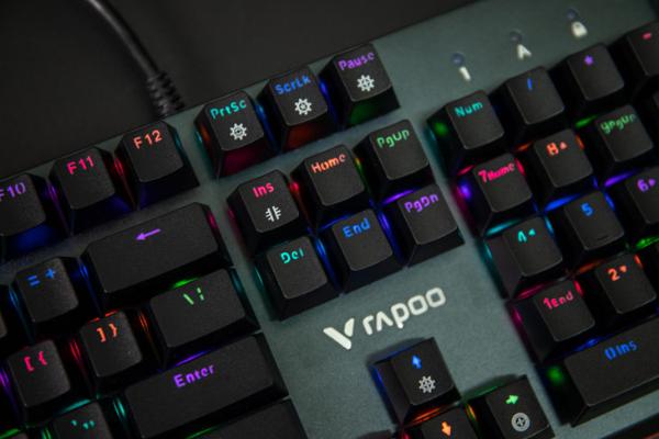 防水还有RGB！雷柏V800 RGB游戏机械键盘评测