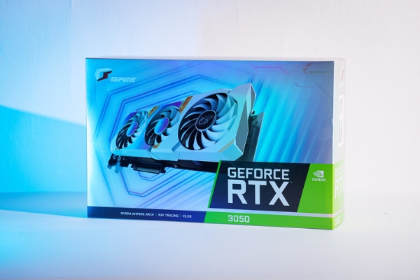 iGame RTX 3050评测：白色战甲，给力3风扇