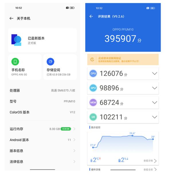 轻薄亮眼的双子星设计，OPPO A96 评测
