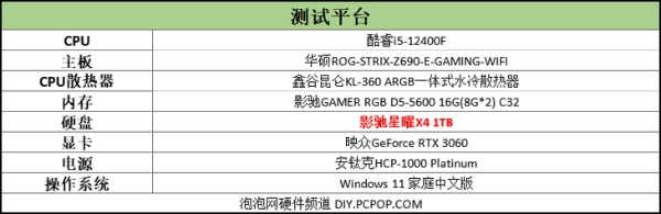 影驰星曜X4 SSD评测：铝制散热器加持，群联主控