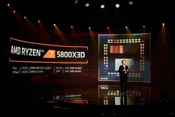 AMD锐龙7 5800X3D预计四月上市，定价450美元