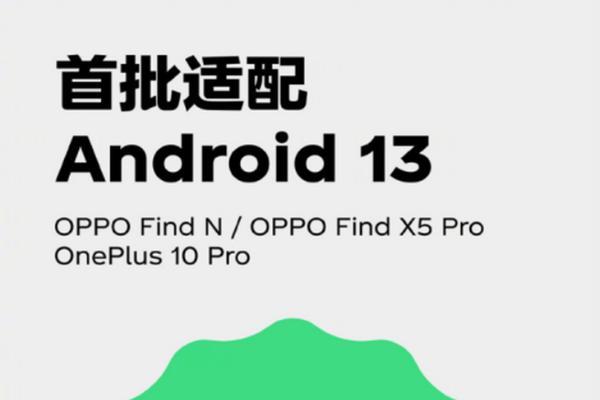 Android 13系统正式发布 折叠屏OPPO Find N首批适配