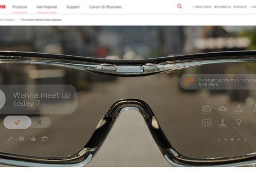 佳能智能眼镜专利曝光 未来大家拍照是这样的？