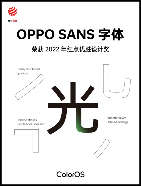 创新交互备受肯定，OPPO ColorOS 12荣获四项2022红点优胜奖