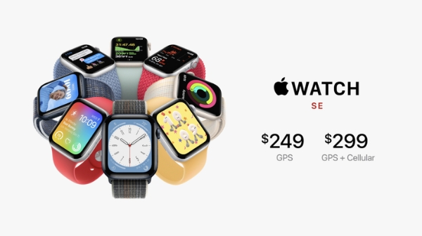 Apple Watch SE 2022款更新：升级更大屏幕与S8同款处理器