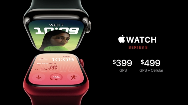 Apple Watch Series8发布：升级体温检测与低功耗模式等