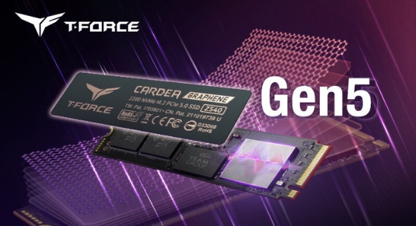 十铨发布PCIe5.0固态硬盘T-Force Cardea Z540